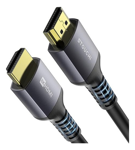 Cable Hdmi 8k Compatibilidad Universal 5 Metros Gris