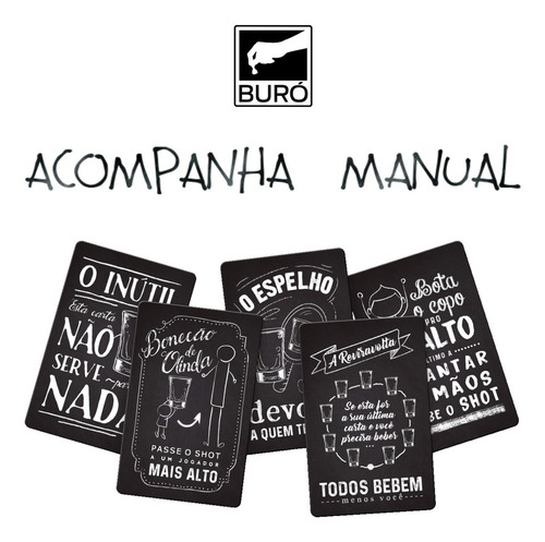 Cala A Boca E Bebe Logo - Jogo De Cartas - Buró