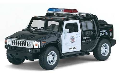 Hummer H2 Sut 2005 Policia Kinsmart Escala 1/40