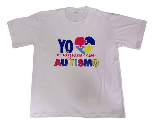 Franelas Unisex  De Microdurazno Apoyo Al Autismo 