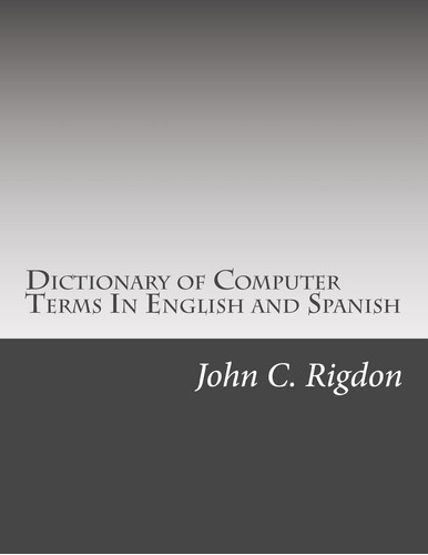 Libro: Diccionario De Términos Informáticos En Inglés Y Espa