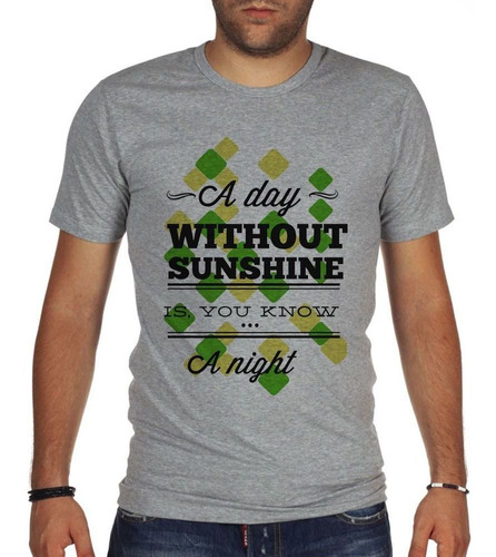 Remera De Hombre A Day Without Sunshine Is You Know A Nigh