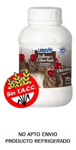 Relleno Y Cobertura Chocolate Ledevit X 500 Gr 