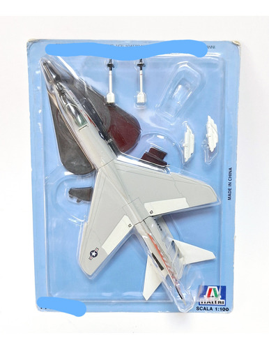 Miniatura Diecast 1/100, Avión Vought F8 Crusader