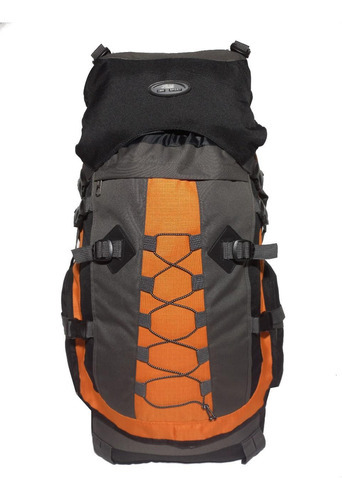 Mochila Camping Cargueira Trekking 60 Litros Laranja