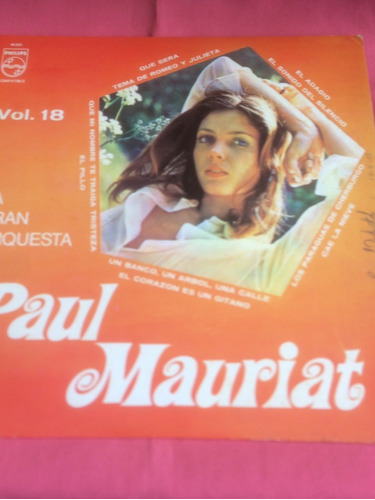 Disco Long Play Vinil -  Paul Mauriat - Vol 18