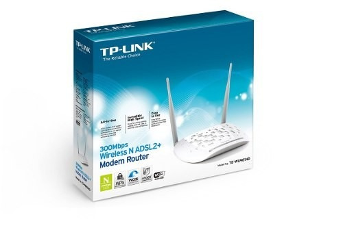 Caixa Modem Roteador Wir N 300 Tp-link Td-w8961nd Só A Caixa