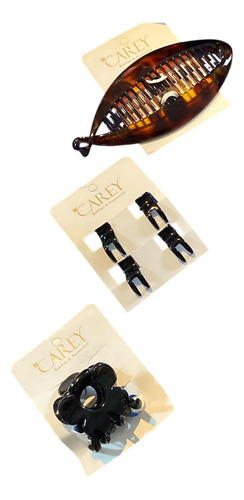 Pack X 24u. Surtidos De Broches Carey Liquidación Pelo Surtido