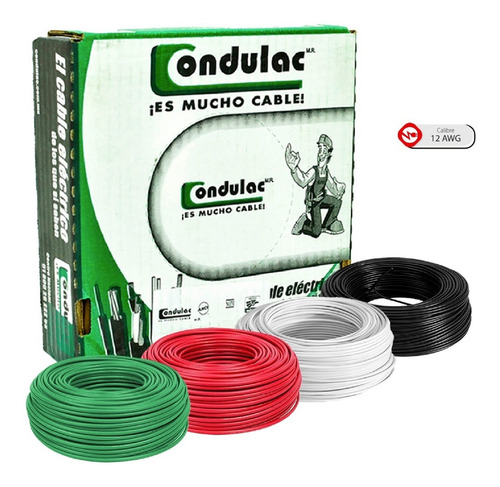 Imagen 1 de 7 de Kit 2 Cajas 100 Mts Cal 12 Condulac.