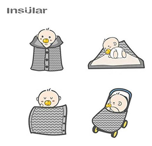 Saco De Dormir Insular Cálido Para Bebé, Saco De Dormir De I