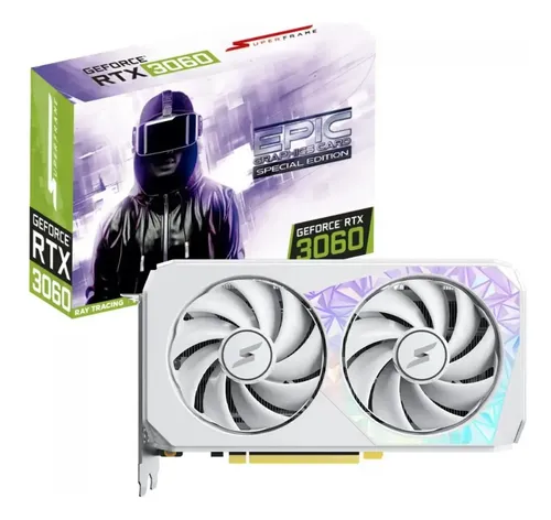 Placa De Vídeo Superframe Nvidia Geforce Rtx 3060 Epic 12gb