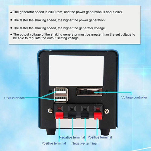 De Emergencia Usb Dynamo Usb De Generador De Manivela Manual