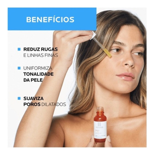 Sérum Facial La Roche-posay Vitamina Pura C10 30ml Todo Tipo De Pele Dia/noite