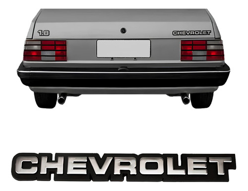 Emblema Letreiro Adesivo Chevrolet 82 83 84 85 A 90 Cromado