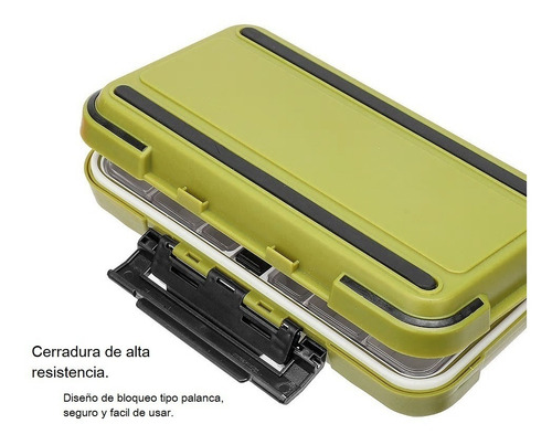 Caja Estanca Organizadora Moscas Y Señuelos 30 Div 20x11x5