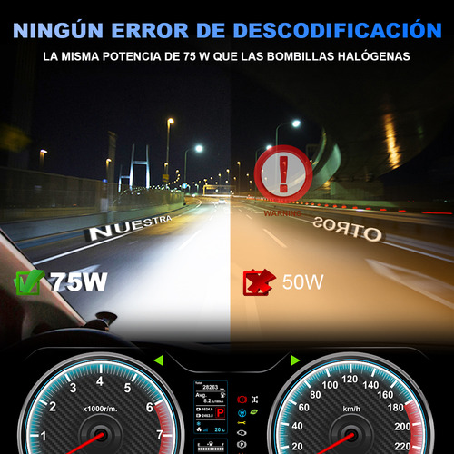 Para Vw Beetle 12-16 Led Faros H4 Alta Baja H8 Antiniebla