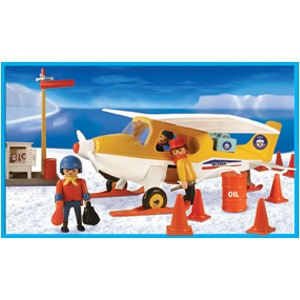 Playmobil Avioneta Polar Con Muñecos Y Accesorios Original