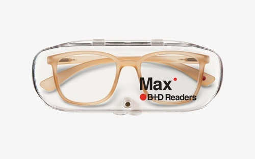 Lentes Marcab+d  Modelo Max Reader - Color Matt Nude +1.00