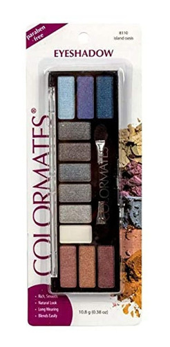 Colormates Isla Oasis 12-color Eyeshadow Paletas