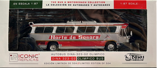 1/87 Autobus Dina Olimpico Norte De Sonora Iconic Replicas