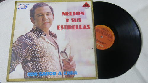 Vinyl Lp Acetato  Salsa Nelson Y Sus Estrellas Sabor A Caña 