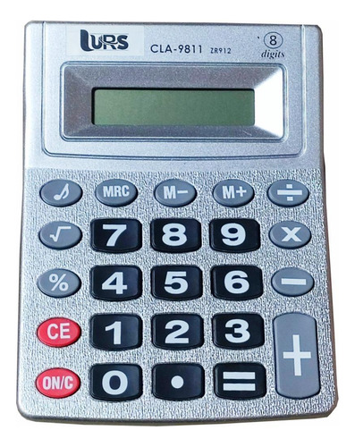 Kit 5 Calculadoras Eletrônica Mesa Comercial Escritório.