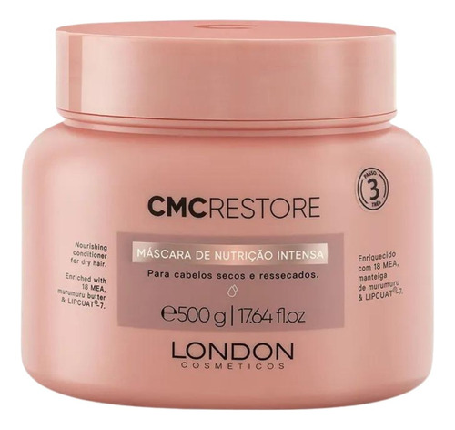 London - Cmc Restore Shampoo + Protetor Térmico + Mascara