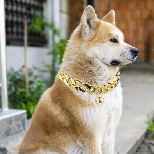 Collar Decorativo Con Forma De Campana Para Perro, Cadena Do