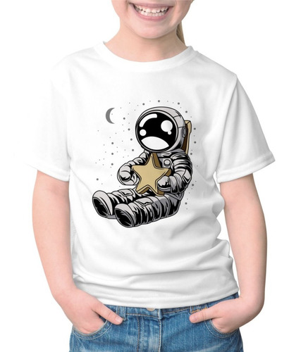 Remeras Remelotas De Chicos Astronauta Con La Estrella 0930