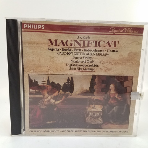 Johann Sebastian Bach - Magnificat - Bwv 243 / 51 Cd - Ex 