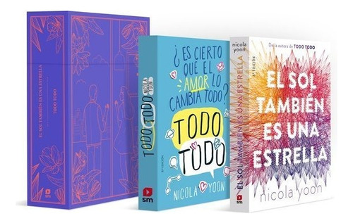 Romance (estuche Todo Todo + El Sol Tambien Es Una Estrella), De Nicola Yoon. Editorial Sm Ediciones En Español