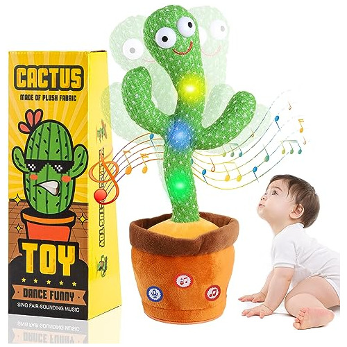 Juguetes Bebés - Cactus Parlante Que Baila, Canta, Imi...