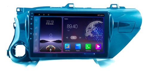 Stereo Android Pantalla 10¨ Toyota Hilux 2016-2019