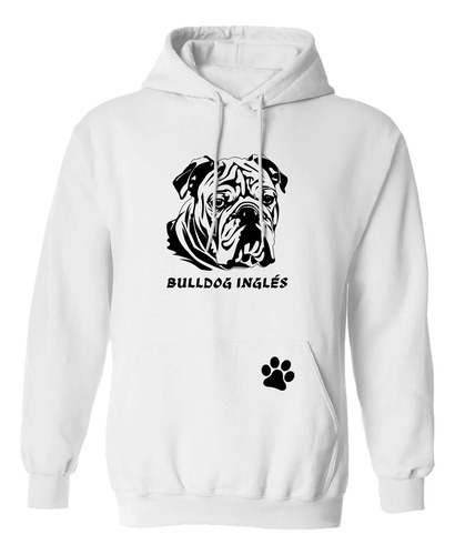 Sudadera Razas De Perros Bulldog Inglés