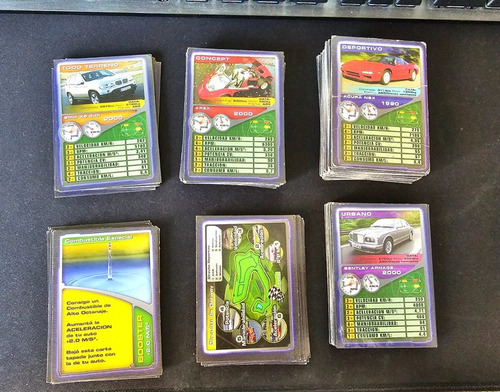 Lote De Cartas Sport Cards Autos Viví La Carrera De Tu Vida