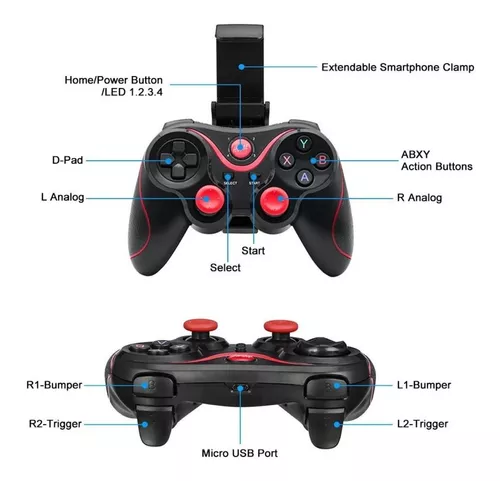 Controle Para Celular - Jogo Futebol Freefire Va-13 - Gamepad