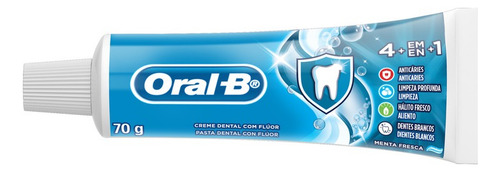 Pasta Dental Oral B 4 En 1 Crema Dental 70g
