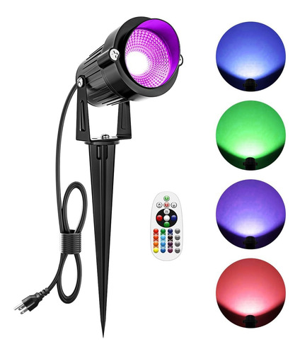 Luces Rgb Para Exteriores, Focos Led Impermeables, 10w