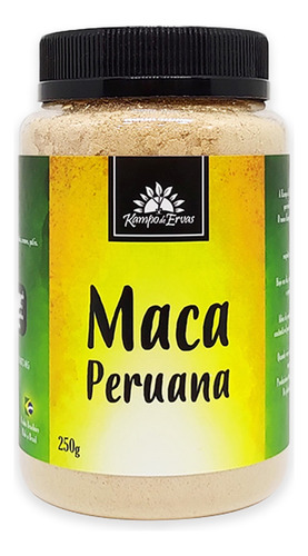 Maca Peruana Em Pó Premium 100% Pura 250g Kampo De Ervas