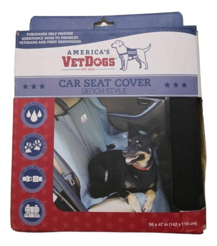 Funda Para Asiento De Vehículo Estilo Banco Para Tu Mascota