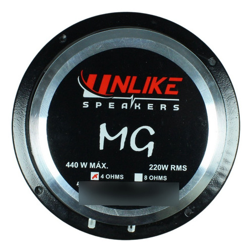 Alto Falantes Medio Grave Unlike Unf62 6 220w Rms 4 Ohms