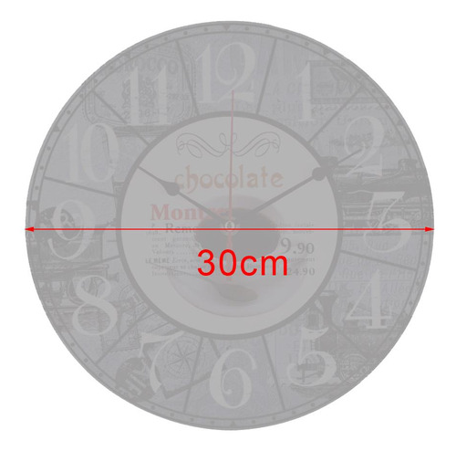 Reloj De Pared Redondo Mi