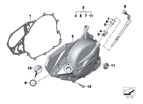 Junta Motor Bmw F800gs Lado Esquerdo(embreag)11.11.7.707.906