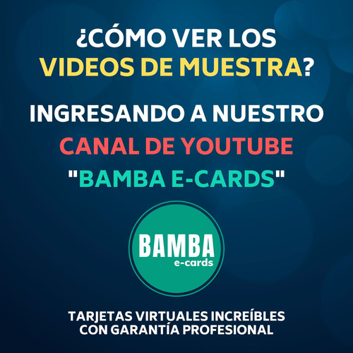 Video Invitación Animada - Cientos De Modelos - - Elegir Modelo De La Lista-