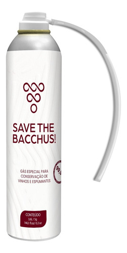 Gás Especial P/ Conservação De Vinhos-save The Bacchus 3,6l