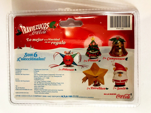Esferuco Y Su Disfraz Traviezucos De La Navidad Coca Cola (Usado)