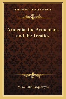 Libro Armenia, The Armenians And The Treaties - Rolin-jae...