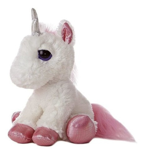 Aurora World Heavenly White Unicorn Plush Toy