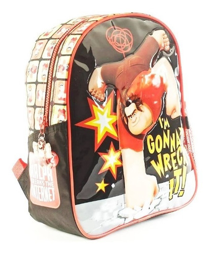 Mochila Ralph El Demoledor Espalda 12 Magic4ever Color Rojo