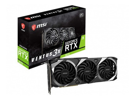 Imagen 1 de 3 de Msi Rtx 3080 Ventus 3x Plus Lhr 10gb Gdrr6x 320-bit